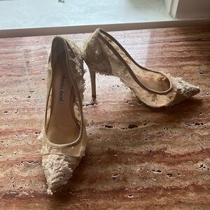 Stunning Charles David tan formal pumps shoes size 7 1/2